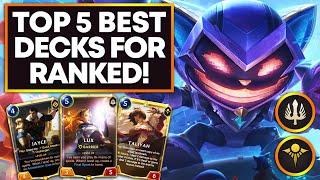 5 BEST DECKS To Climb MASTERS LADDER in Patch 4.2 (Gameplay Included!) | Legends of Runeterra Decks