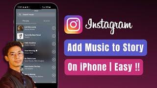 How to Add Music to Instagram Story on iPhone !