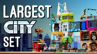 The Largest LEGO City Set Ever - Downtown!