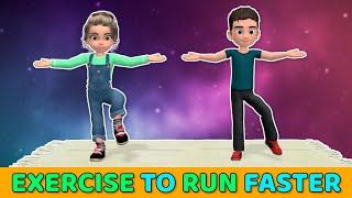 10-MINUTE KIDS EXERCISE TO RUN FASTER – CARDIO FOR CHILDREN