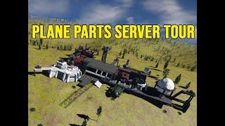 Plane Parts - Server Tour - Space Engineers