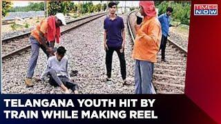 Telangana Teenage Boy Gets Hit By Train While Making Reels, Suffers Several Injuries | Latest News