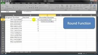 Using the Round Function in Excel