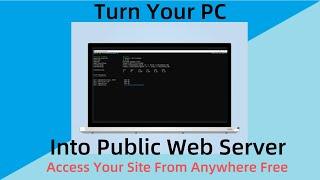Turn your PC into public server: Make PC to public web server in 2 minutes | NGROK VPN tutorial