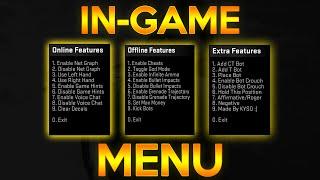 CS:GO - Custom In-Game Menu!