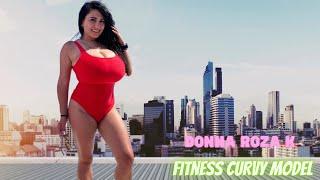 Donna roza   American Brand Ambassador | Plus Size Model | Curvy Fashion |Wiki, Age,