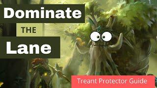 How To Play Treant Protector  - Dota 2 Treant Protector Guide (Advanced Laning Stage)