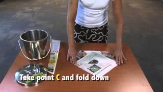 Make a Newspaper Food Scrap Bin Liner