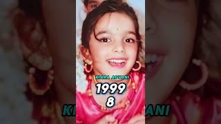 KIARA ADVANI Age Transformation | Then & now #kabirsingh #kiaraadvani