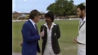 HILARIOUS! Javed Miandad bowling & imitating Bob Willis, Dennis Lillee & Rodney Hogg