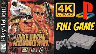 Duke Nukem: Time to Kill | 4K60ᶠᵖˢ UHD | PS1 | Longplay Walkthrough Playthrough Full Movie Game