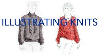 Fashion Illustration Tutorial: Knits