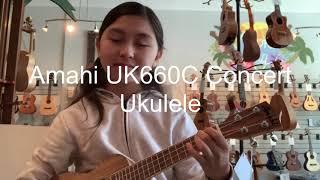 Amahi UK660C Koa Concert Ukulele Demo at Aloha City Ukes