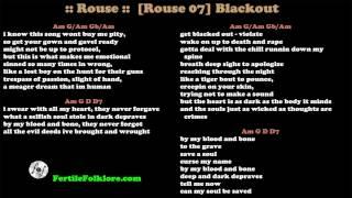 :: Rouse :: [Rouse 07] Blackout (singer and guitarist)