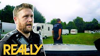 Officers Get In A Scuffle With Travellers | Cops UK: Bodycam Squad