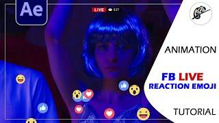 After effects Tutorial - Facebook Live Emoji Animation with FOAM