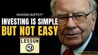 Warren Buffett: Investing is Simple But Not Easy and Here's Why... | Berkshire 2009