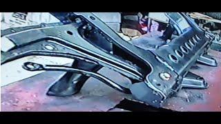 GM's J body /05 Sunfire/ cavalier Sub frame & power steering  rack &  steering lines removal/ Part 1