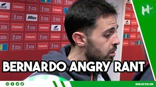 I was NOT FINE! NO EXCUSE! | Bernardo Silva FUMES at scheduling of FA Cup semi-final