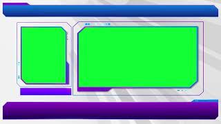 Green Screen Frame Free Video - Lowerthird Green Screen | Two Frames For Podcast Videos