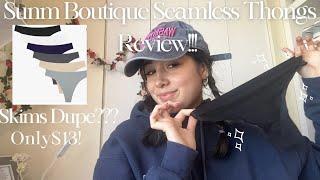 The Best Seamless Underwear for only $13??? Sumn Boutique Thongs Review!