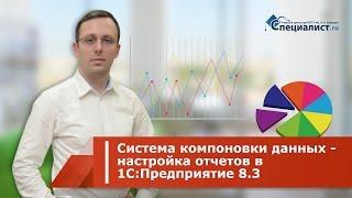 Система компоновки данных - настройка отчетов пользователями 1С Предприятие 8.3