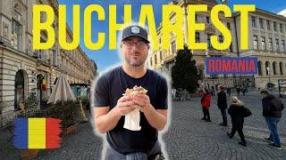 Americans try ROMANIAN Food for the First Time | Bucharest FOOD TOUR