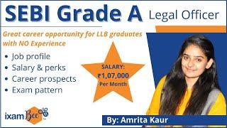 SEBI Grade A Legal Officer - Great Career Opportunity After LLB With ZERO Experience | Amrita Kaur