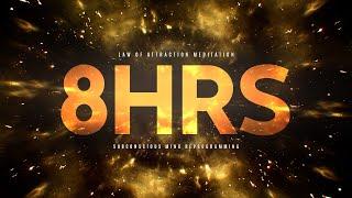 8 HOURS Billionaire Law of Attraction Hypnosis • Billionaire Affirmations + Subliminals • Theta 7hz