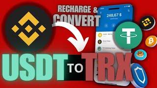 How To Recharge The USDT TRC20 Wallet - USDT To Tron (TRX) On Trust Wallet