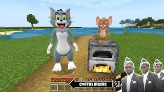 I found Real Tom and Jerry in Minecraft - Coffin Meme