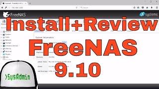 How to Install and Configure FreeNAS 9.10 Storage + Review on VMware Workstation Tutorial [HD]