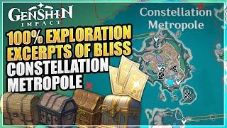 All Excerpts Of Bliss And Chest 100% Exploration Constellation Metropole Simulanka Genshin Impact