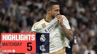 Highlights Real Madrid vs Real Sociedad (2-1)