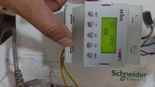 CO sensor based in exhaust fan controller using PLC