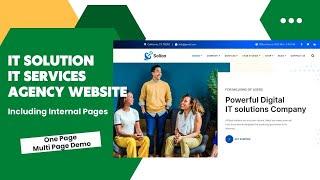 IT Solutions Services Website | Software, Technology, Digital Agency Theme | Solion WordPress Theme