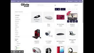 Products & Product Categories - Odoo Theme Olivia