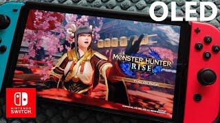 Monster Hunter Rise Review | Nintendo Switch OLED Handheld Gameplay