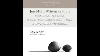 Jon Mort Written In Stone Original Graphite Drawings at Somerville Manning Gallery