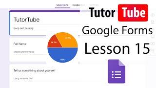 Google Forms Tutorial - Lesson 15 - Adding Image from Camera