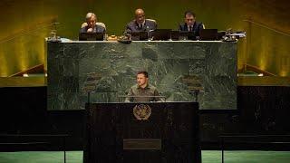 Виступ Зеленського під час загальних дебатів Генеральної Асамблеї ООН