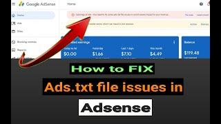 how to fix Ads.txt file in Adsense | how to upload ads txt to domain root