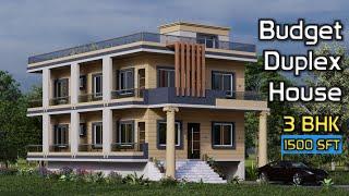 Duplex House Design | Low Cost Duplex House | ৩ বেডরুমের বাড়ির ডিজাইন ও খরচ