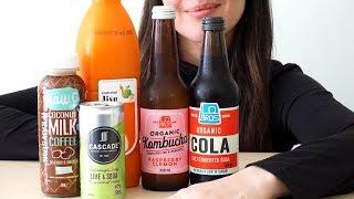 ASMR Drinking Sounds: Assorted Beverages (Mostly No Talking)