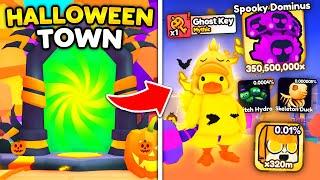 I Unlocked NEW HALLOWEEN World with GAME BREAKING ITEMS in Arm Wrestling Simulator! (Roblox)