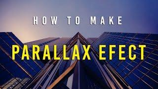 How To Make Parallax Effect with Photoshop and After Effects - ( After Effects Tutorials )