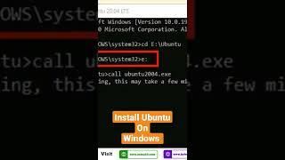 Do this to #asmak9Install #Ubuntu on #Windows via #asmak9