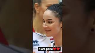 beauty with brain(Klara peric)️#shorts #klaraperic #volleyball  #women'svolleyball#beauty