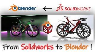 Importing models from SOLIDWORKS to BLENDER