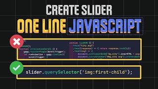 Build a Slider with One Line Of Javascript Code